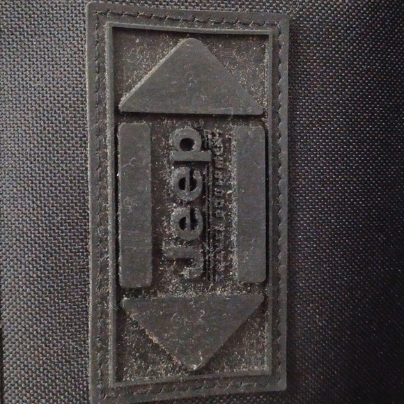 Jeep Travel Equipment Duffle Bag approximately 9"x10"x15" black duffel bag #2 - Picture 3 of 17